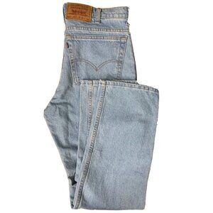 Vintage Levi Strauss 516 38x33 Blue‎ Denim Jeans Slim Straight High Rise Canada